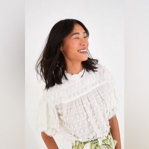 Farm Rio Fringe detail blouse